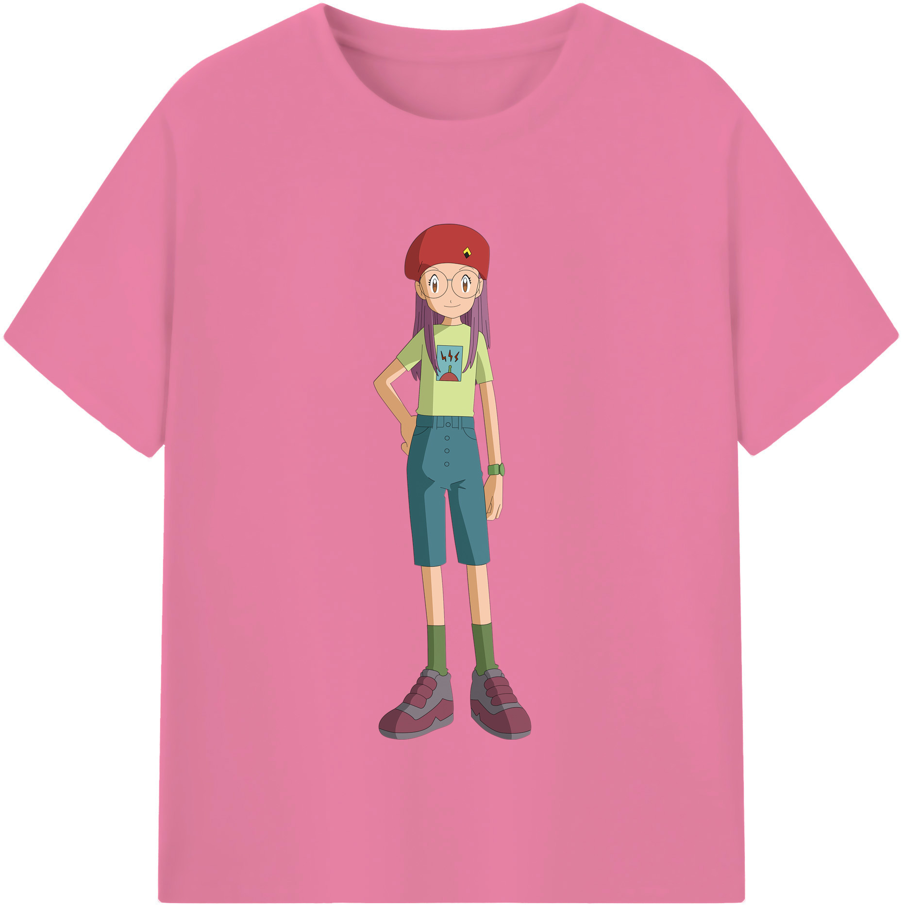 （画像用） Digimon デジタルモンスター/デジモン 綿100％半袖Tシャツ（フロントプリント）